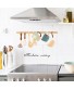 Decal dán bếp trong suốt chống thấm cỡ 60x90cm